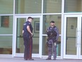 There was a police presence at Lo-Ellen Park Secondary School in Sudbury, Ont. on Friday May 31, 2024 after a threat was made. John Lappa/Sudbury Star/Postmedia Network