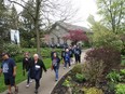 The 1-km route for the 2024 Hike or Bike for Hospice in Brantford on Sunday went through the garden at Stedman Community Hospice.