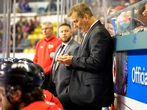The Owen Sound Attack announced Friday they'll search for new coaching staff this summer with neither Darren Rumble or Sean Teakle returning next season. Photo by Natalie Shaver/OHL Images