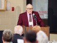 James (Jim) McLellan, who helped Owen Sound win its first OMHA title and went on to a great hockey career in junior and university, is inducted into the Owen Sound Sports Hall of Fame on Friday, May 3, 2024. Greg Cowan/The Sun Times