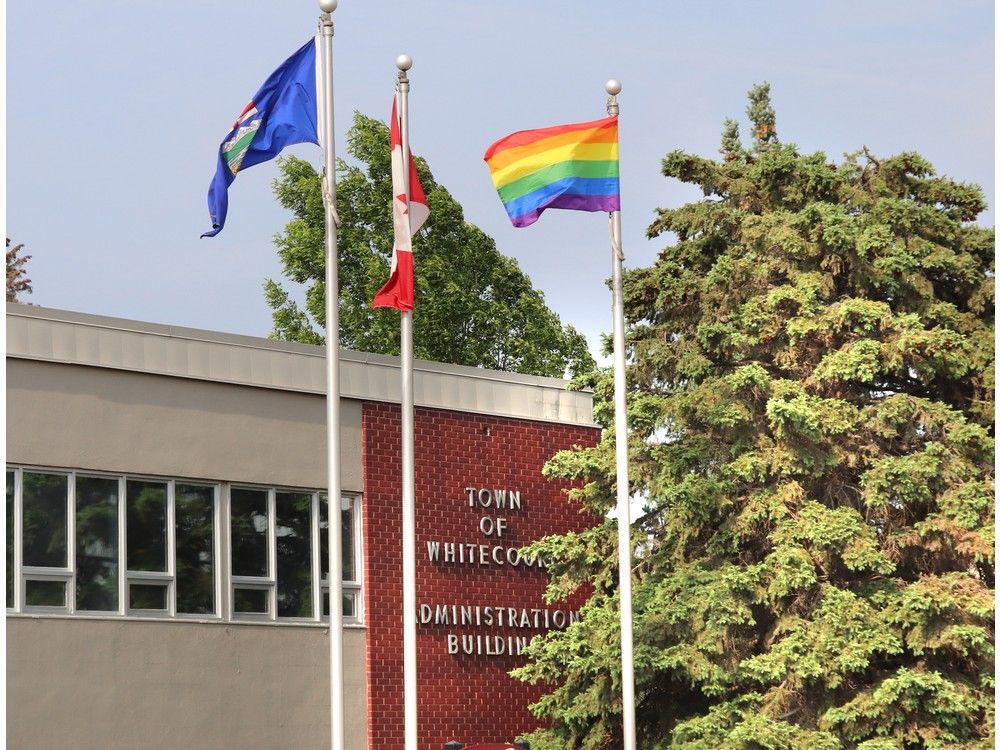 Pride flag at Whitecourt town office provokes debate among councillors ...