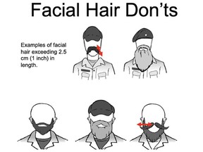 military facial hair