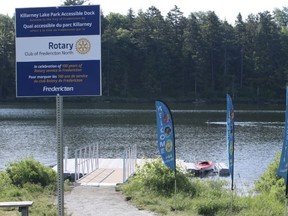 The City of Fredericton has installed an accessible dock for people with disabilities at Killarney Lake Park with support from the Fredericton North Rotary Club.