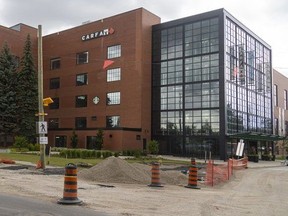 The former Kellogg factory at 100 Kellogg Lane in London is one of two locations that city staff propose to designate as a transit village to spur residential development.  Photo taken on Friday, June 7, 2024. (Mike Hensen/The London Free Press)
