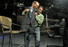 Nick Vujicic is helped by his assistant Richie Pacheco during his appearance on 100 Huntley Street at the Crossroads Centre in Burlington November 10th 2010. Nick was born with no arms, and no legs, and he's been traveling the world spreading the word of God. Photo by Dave Abel/file photo
