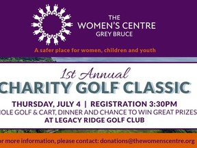 Poster for the 1st Annual Charity Golf Classic. (Supplied)