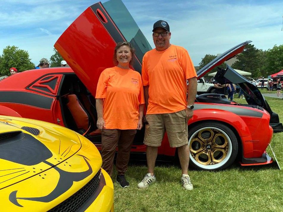 Revved up at the Cornwall Road Warriors Car Club Father's Day show