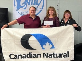 Canadian Natural Resources recently provided $10,000 towards Ignite: North Peace Youth Support Association in Fairview for programming and operations.