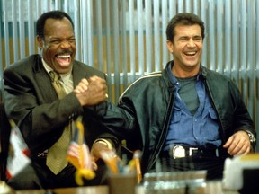 Danny Glover and Mel Gibson in a scene from 'Lethal Weapon 4.'