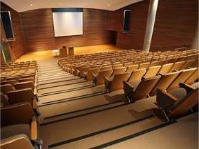 illustration - empty university lecture hall