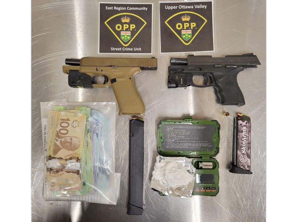 Four arrested and charged in Pembroke, loaded firearms and suspected ...