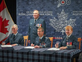 Royal Canadian Air Force Honorary Colonel Change of Appointment ceremony