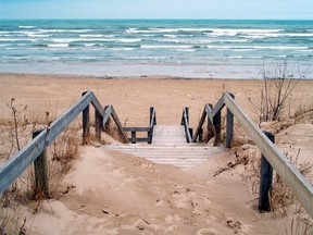 Ipperwash Beach is shown in this file photo.