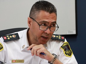 Timmins Police Chief Sydney Lecky