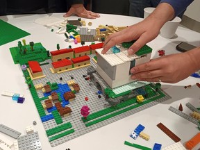 The Library in Owen Sound is putting on a housing workshop using Lego tomorrow. Photo submitted.