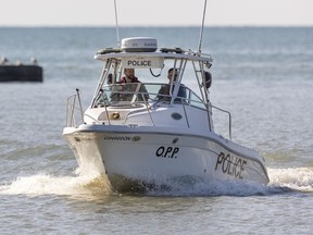 An OPP boat is seen in this file photo. (Free Press files)