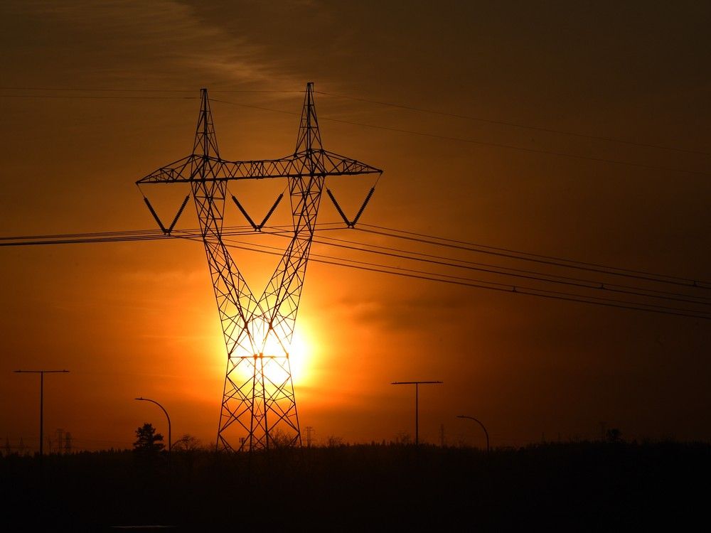 illustration - electricity tower