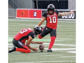 Kingston kicker recorded a CFL record 69 consecutive field goals. Kingston kicker recorded a CFL record 69 consecutive field goals.