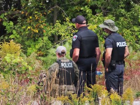 Kingston Police encampment