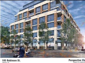 Council approves rezoning for 8-storey building on Robinson Street ...