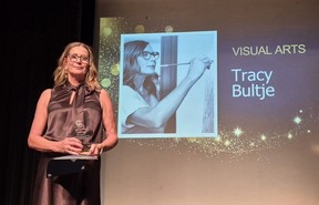 Visual arts inductee Tracy Bultje (Trevor Terfloth/Chatham Daily News)