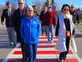 Belleville's new Lest We Forget Crosswalk remembers veterans ...