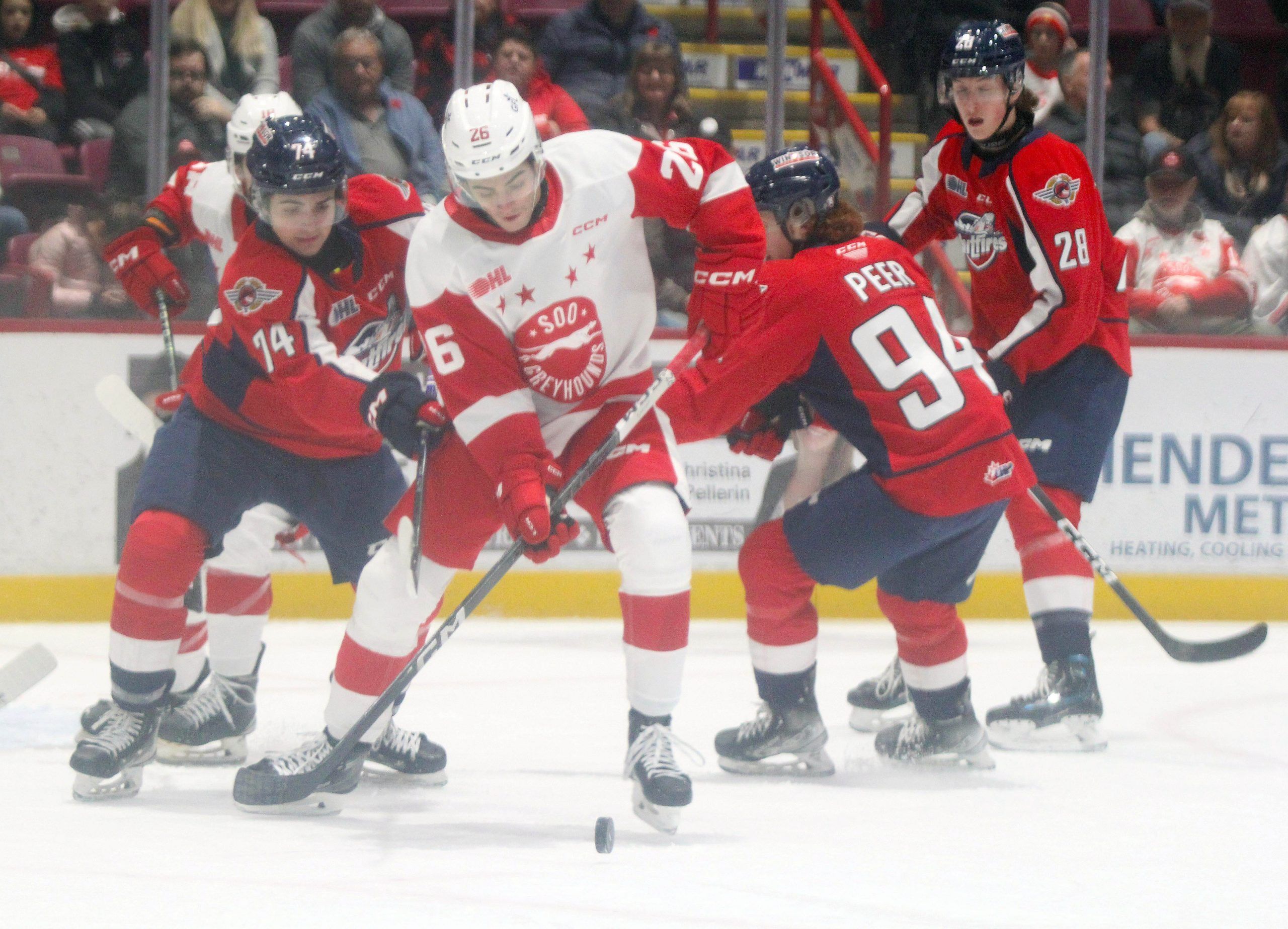 The Soo Greyhounds Beat The Flint Firebirds 6-2 In OHL Action | Sault Star