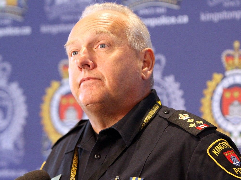 Kingston Police Chief Scott Fraser. Kingston Police used drones to catch distracted drivers on May 7, 2025. Twenty people were issued distracted driving tickets. Steph Crosier/The Kingston Whig-Standard file photo Kingston Police Chief Scott Fraser. Kingston Police used drones to catch distracted drivers on May 7, 2025. Twenty people were issued distracted driving tickets. Steph Crosier/The Kingston Whig-Standard file photo