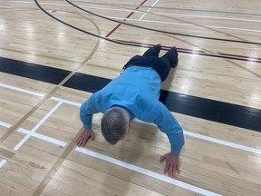 Event makes push-up to promote mental health across district Event makes push-up to promote mental health across district