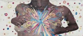 Maria Chernova's Portion of the Downtown Mural.Contribed