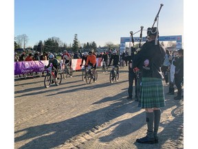 Start of bike race