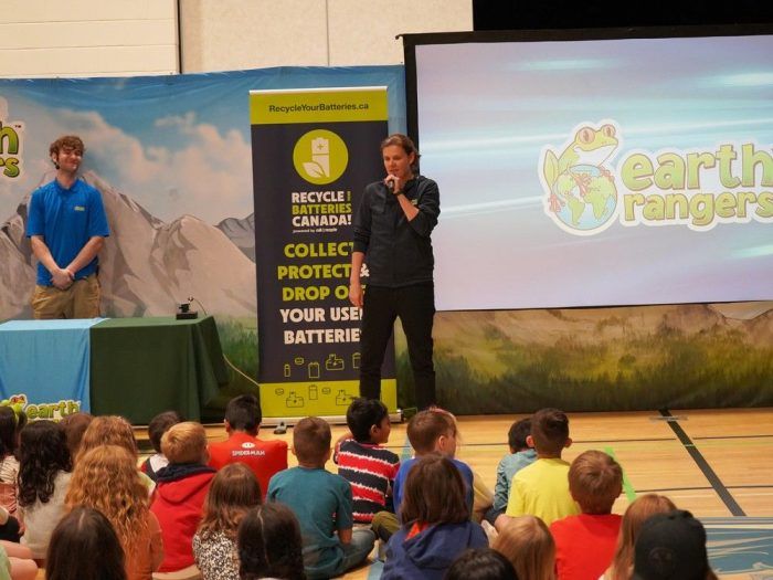 Soccer star, environmental champion Sinclair brings recycling mission to Sherwood Park