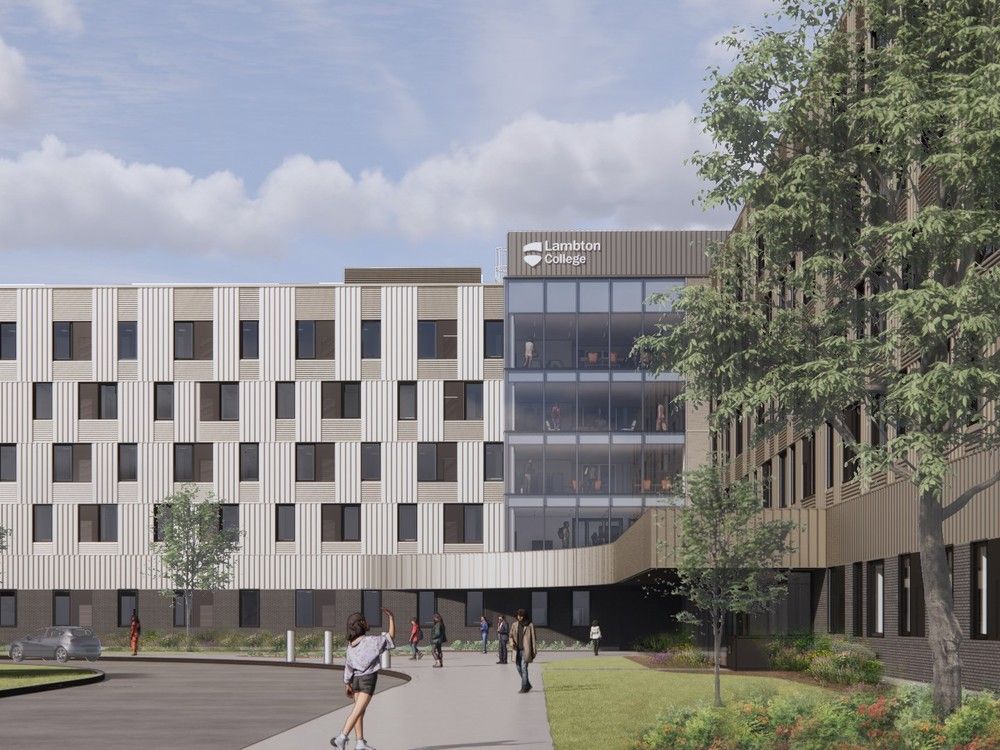 Construction is set to begin on a new five-storey residence able to house 311 students at Lambton College in Sarnia.