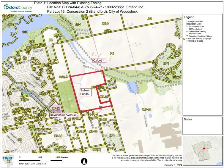Industrial lots slated for former Woodstock farmland