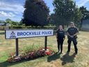 Dulcie Swarbrick (left) and Kevin Despres (right) are working in partnership on the Mobile Crisis Response Team for Brockville Police.