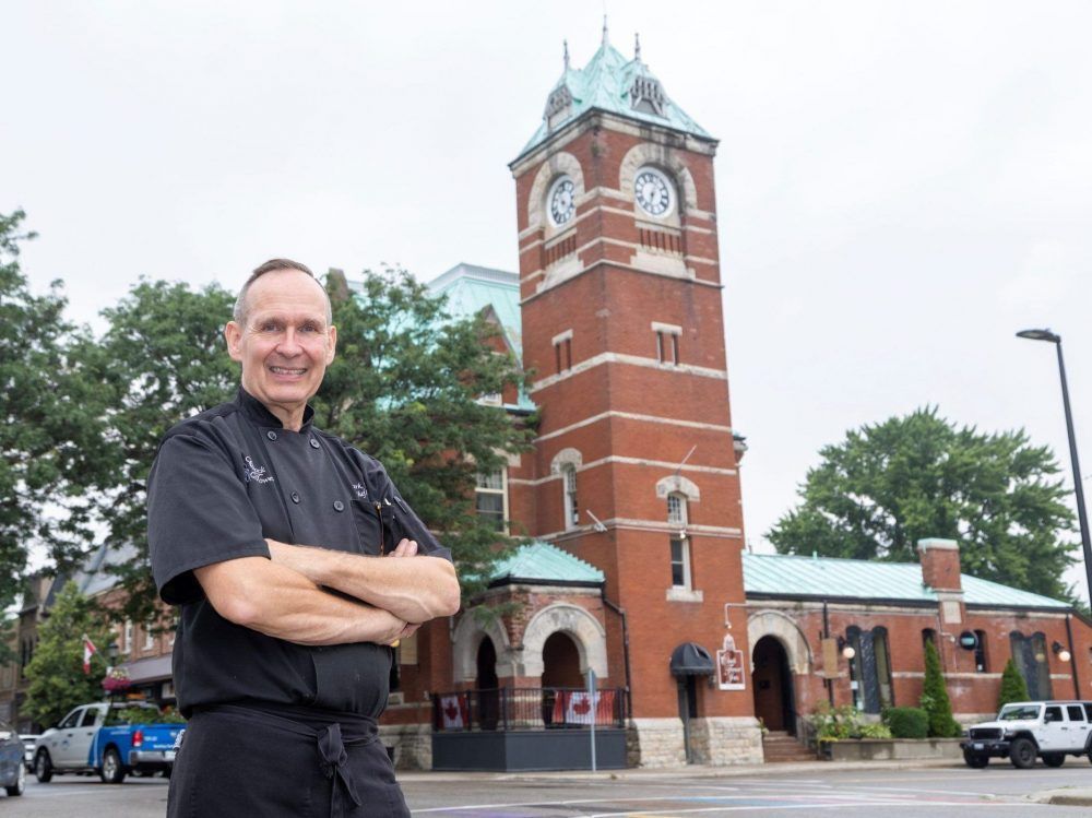 Chef Mark Graham is outside the Clock Tower Inn and Bistro in Strathroy on Thursday July 31, 2025. (Derek Ruttan/The London Free Press)
