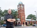 Chef Mark Graham is outside the Clock Tower Inn and Bistro in Strathroy on Thursday July 31, 2025. (Derek Ruttan/The London Free Press)