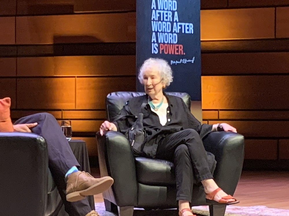 Legendary author Atwood delights crowd during Kingston WritersFest kickoff