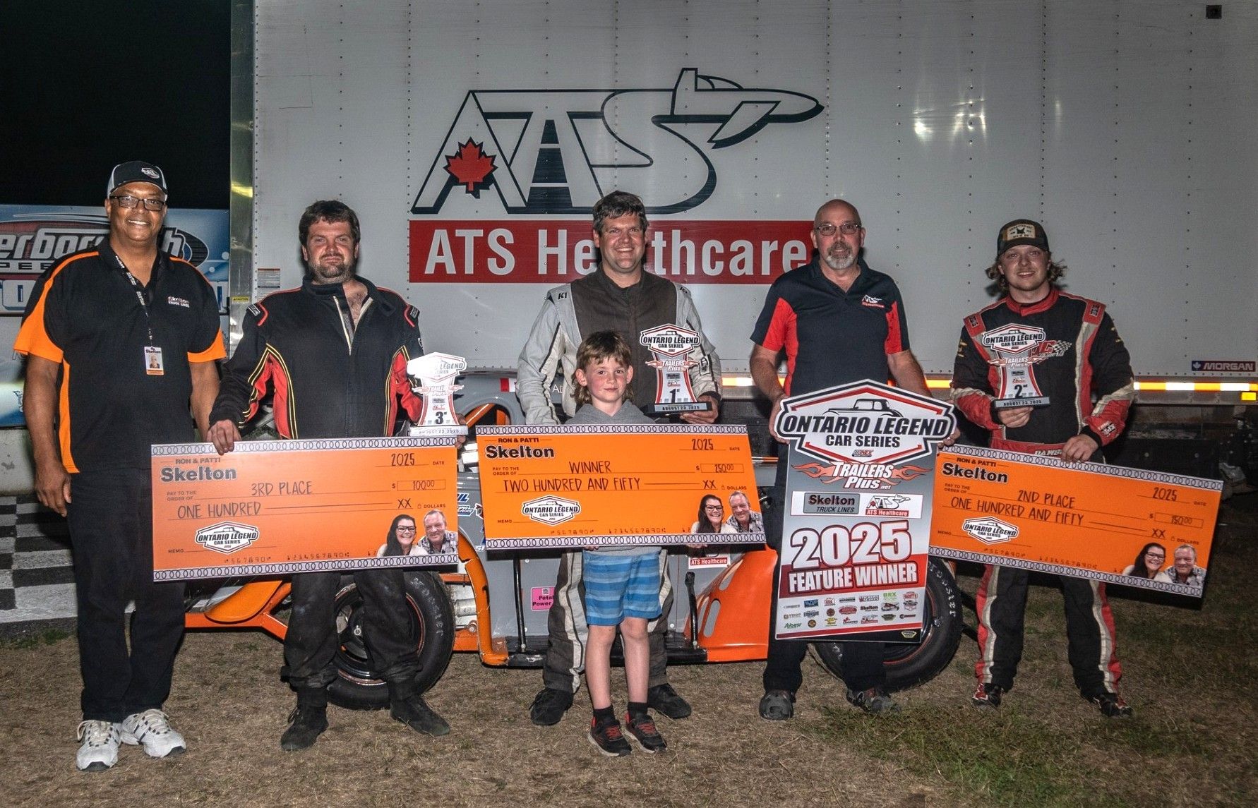 Ontario Legend Car National Qualifier win goes to Adam Cuthbertson