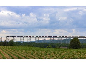 The Salmon River Trestle bridge is shown in this file photo.