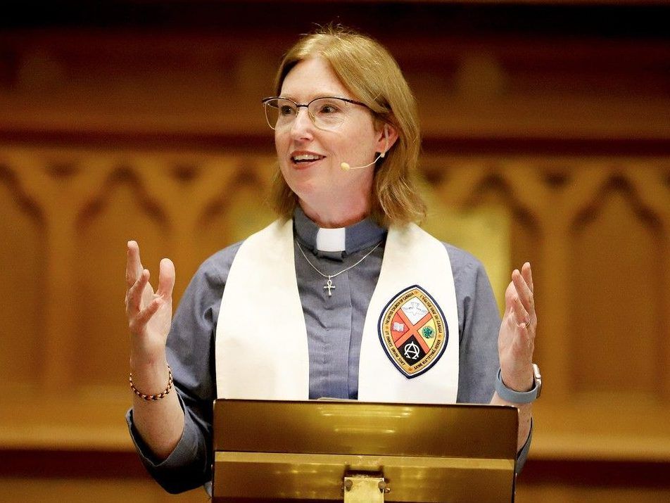 &#039;Our Kim&#039;: Wall Street bids farewell as pastor becomes moderator