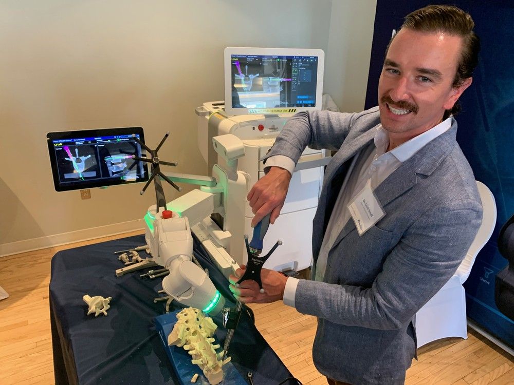 Hybrid OR, spinal surgery robot set for Saint John hospital