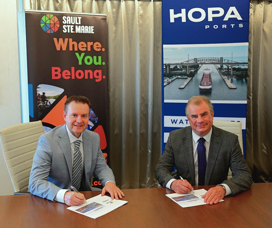 Sault inks partnership with largest Canadian port company on the Great Lakes
