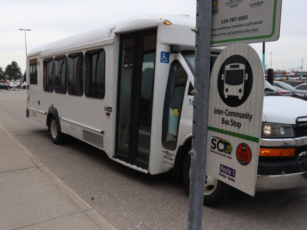 Sarnia mulls London bus link subsidy, Plympton-Wyoming opts out