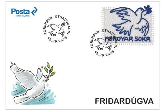 David Williams: Embroidered ‘Dove of Peace’ stamp is special