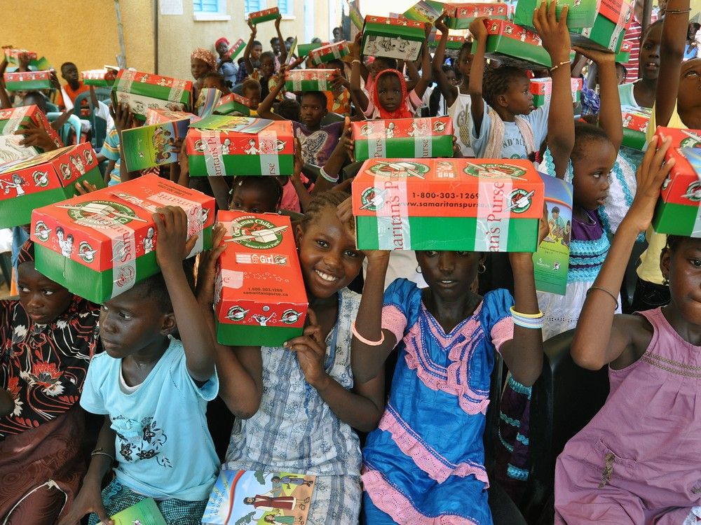Operation Christmas Child shoeboxes now available
