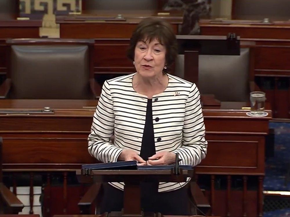 Republican Maine senator votes to get rid of Canadian tariffs