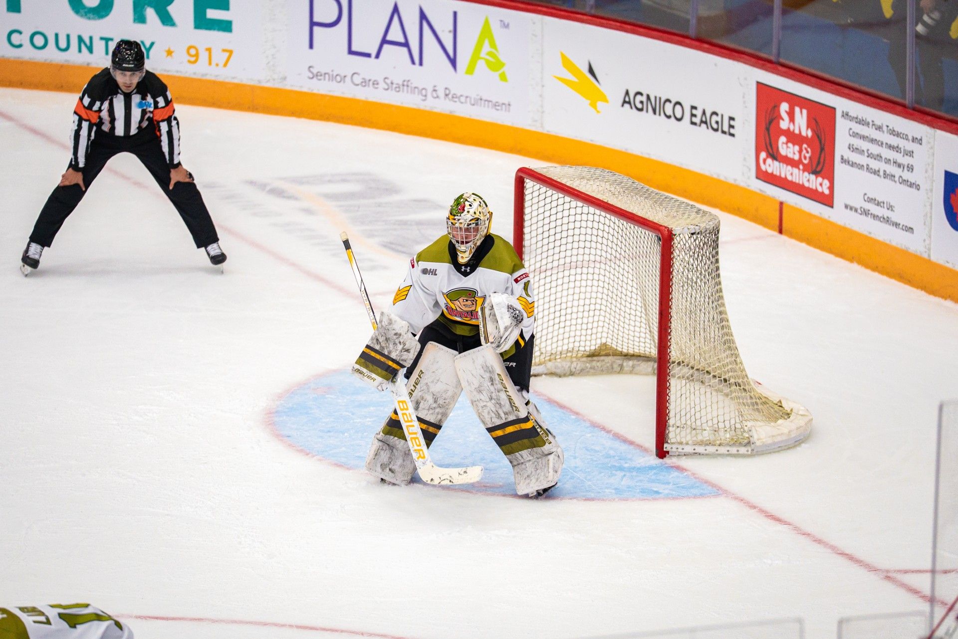North Bay Battalion ship goaltender Charlie Larocque to Sarnia for draft pick