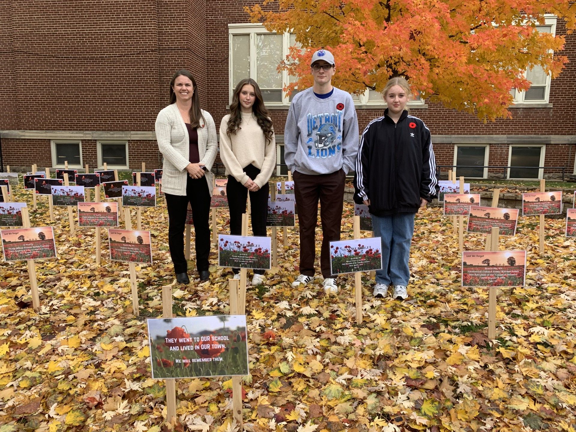 BCI students honour local veterans for Remembrance Day