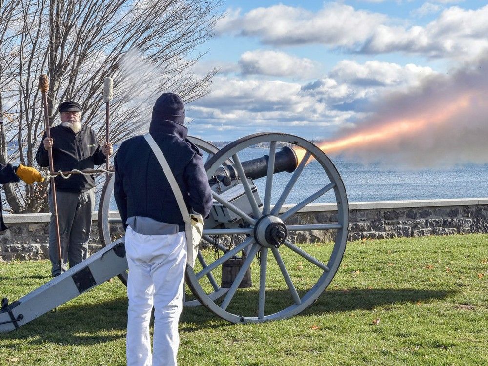 Restored monument at Crysler's Farm Battlefield Memorial celebrated